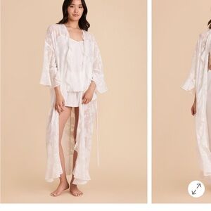 NWT jacquard bridal robe